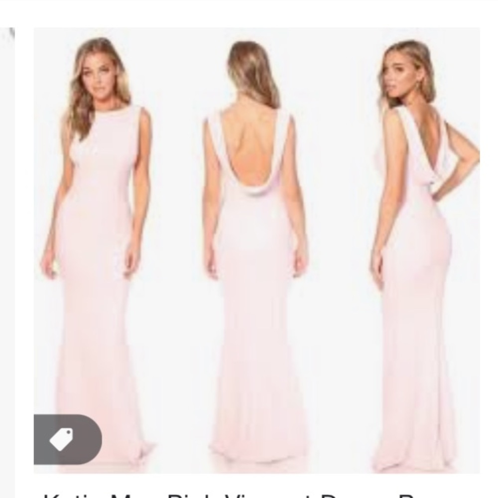 Katie May Vionnet Blush Gown